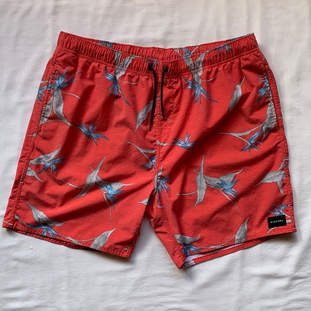 Ripcurl Red Birds of Paradise Boardshorts